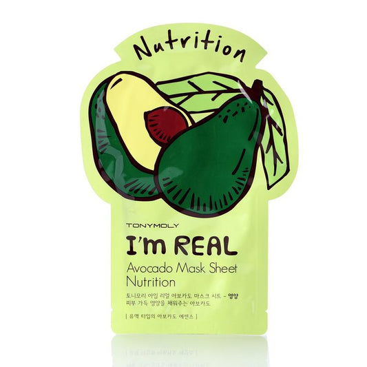 TONYMOLY- I'm Real - Avocado Sheet Mask