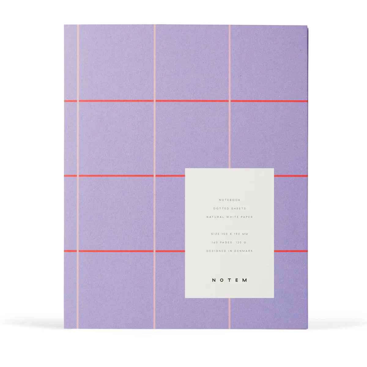 Notem - UMA Notebook, Medium - Lavender Check