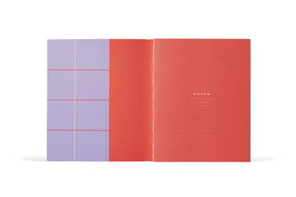 Notem - UMA Notebook, Medium - Lavender Check
