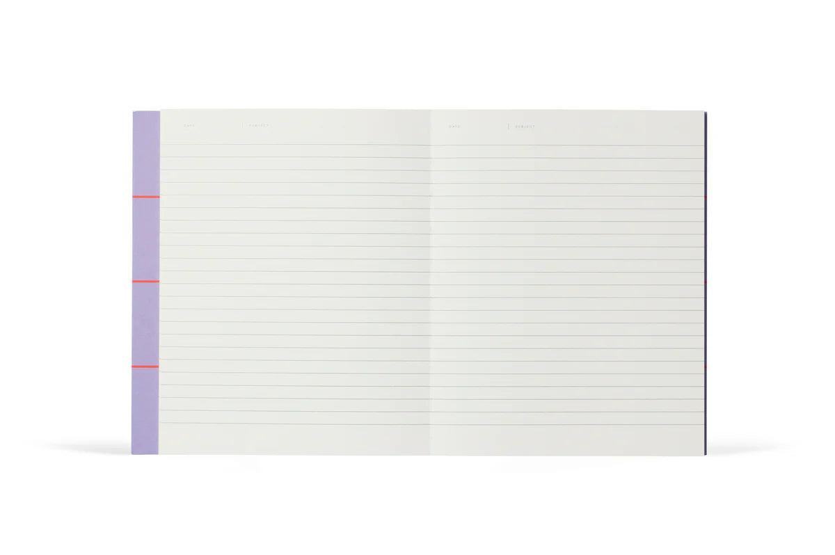 Notem - UMA Notebook, Medium - Lavender Check