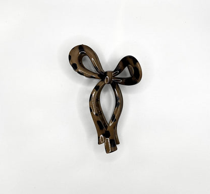 Tortoise Bow Hair Claw (2 Colours)