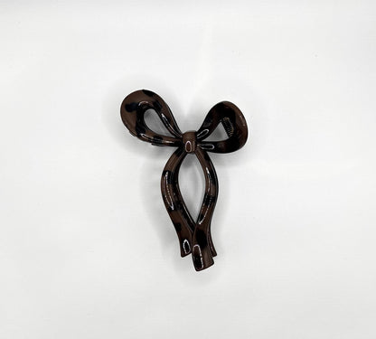 Tortoise Bow Hair Claw (2 Colours)