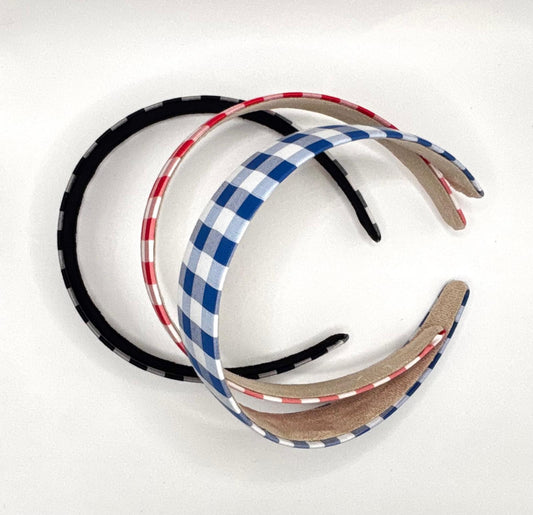 Retro Plaid Headband (3 Colors)