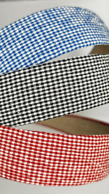 Plaid Petite Headband (3 Colours)