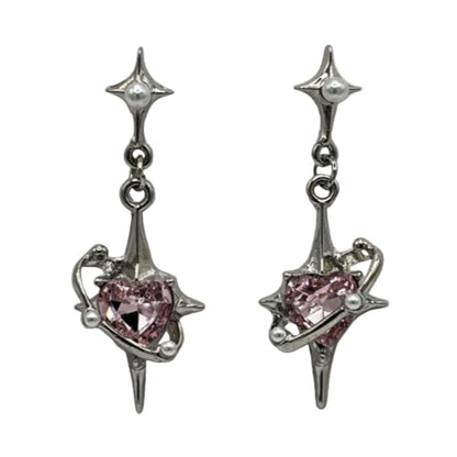Y2K Star Moon Earrings (2 Colours)