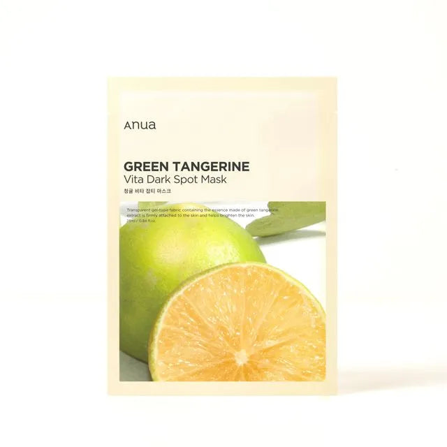 Anua - Green Tangerine Vita Dark Spot Sheet Mask Korean Sheet Mask AIGOO