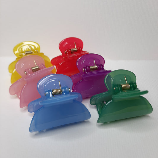 Mini Jelly Clip (Green, Blue, Purple, Fuschia, Pink, Yellow)
