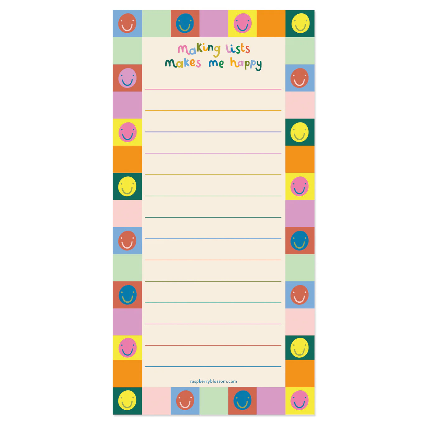 RB - Smiley Face List Pad