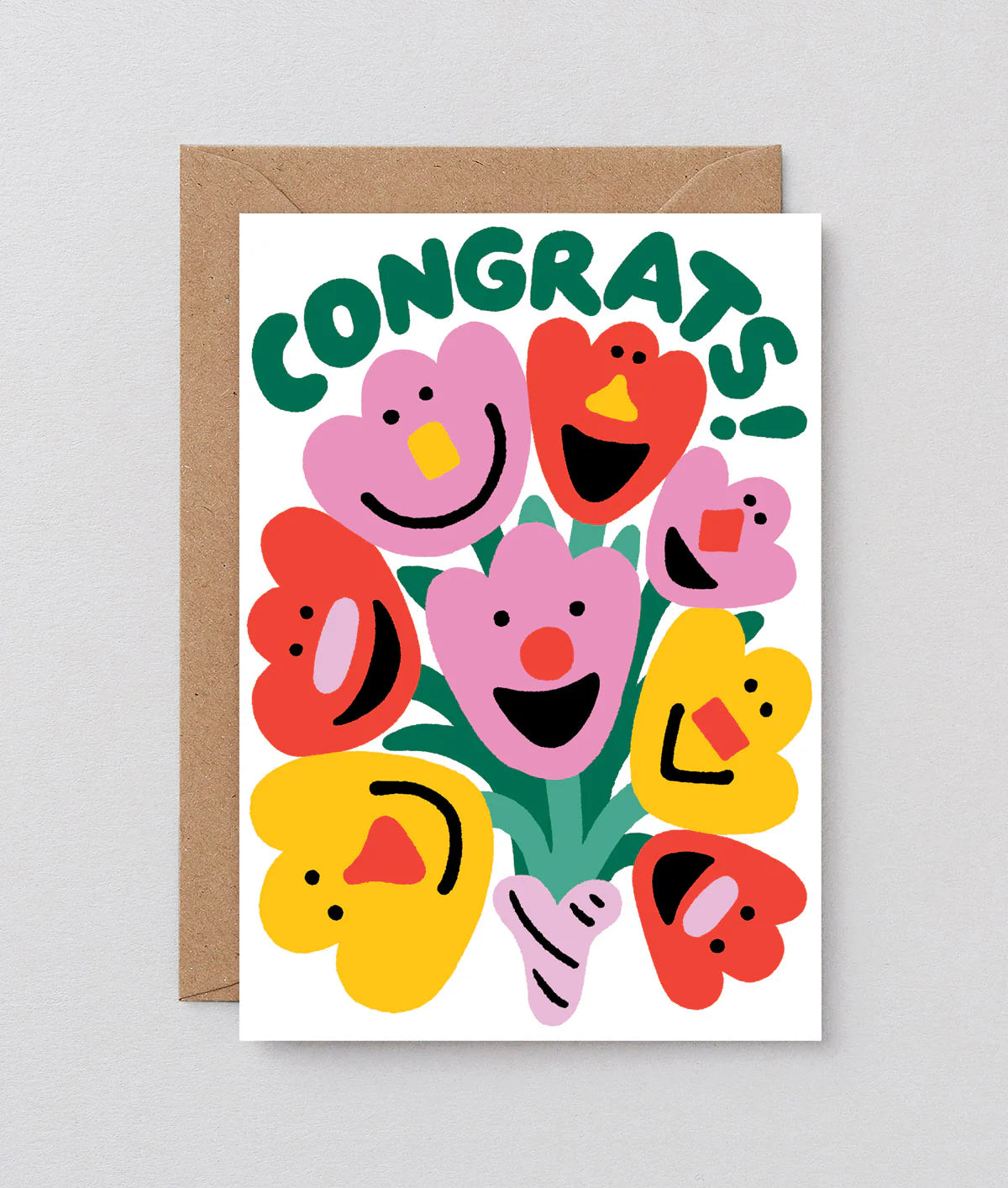 Congrats Flowers - Greeting Card
