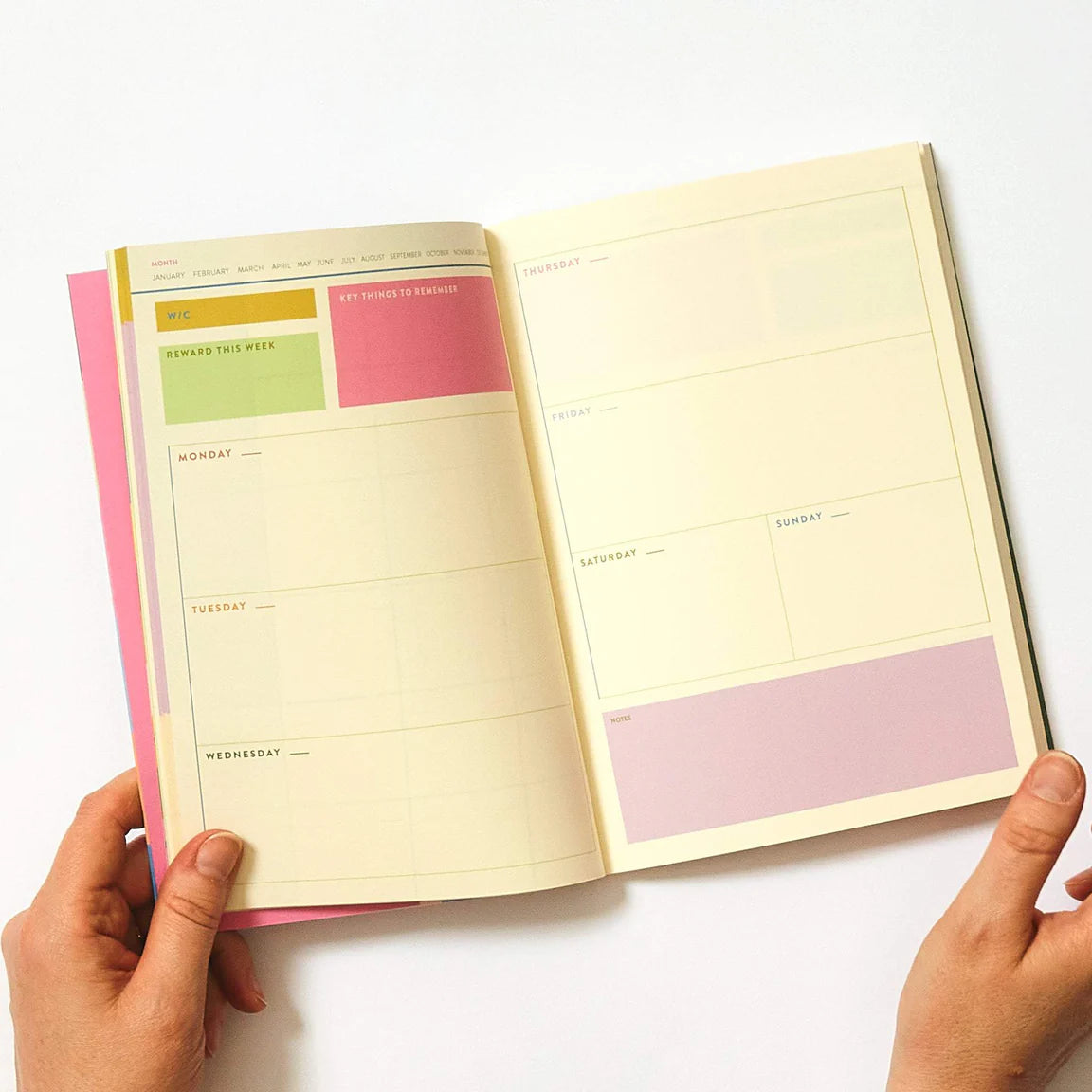 RB Colour Block Weekly Planner