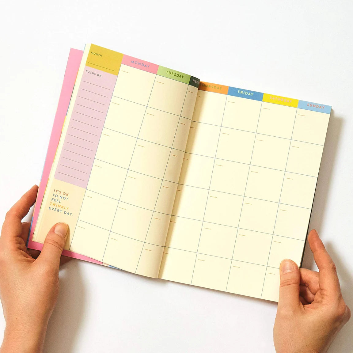 RB Colour Block Weekly Planner