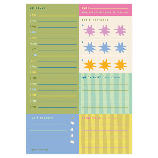 RB - Plan for the Day Pad