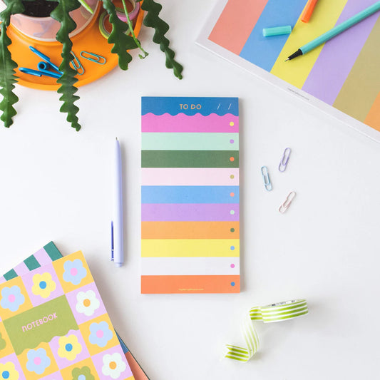 RB - Rainbow Wave 'To Do' List Pad