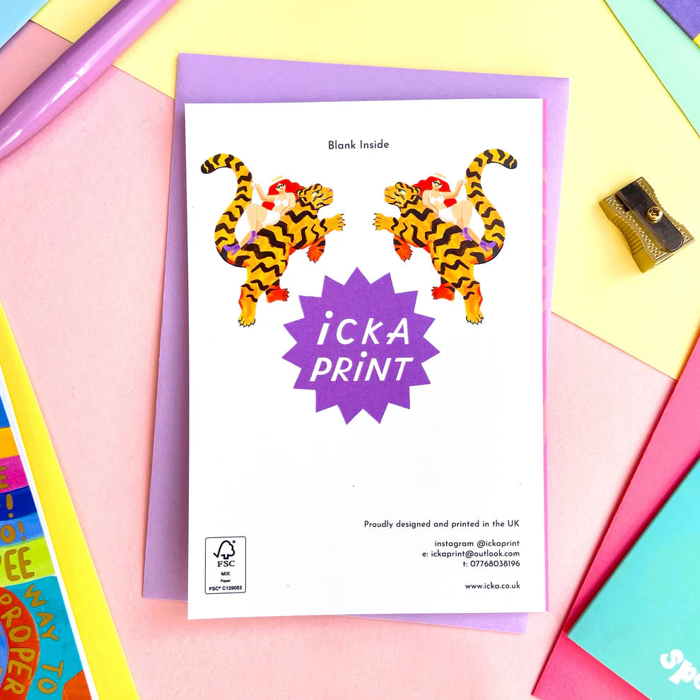 Icka - Fabulous Birthday Bebe Card (Gold Foiled)
