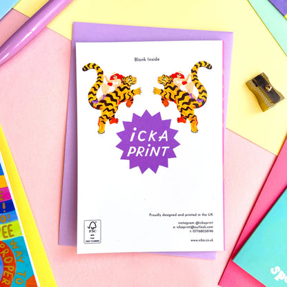 Icka - Fabulous Birthday Bebe Card (Gold Foiled)