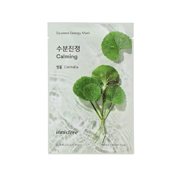Innisfree - Squeeze Energy Sheet Masks (10 types) Calming Korean Sheet Mask AIGOO