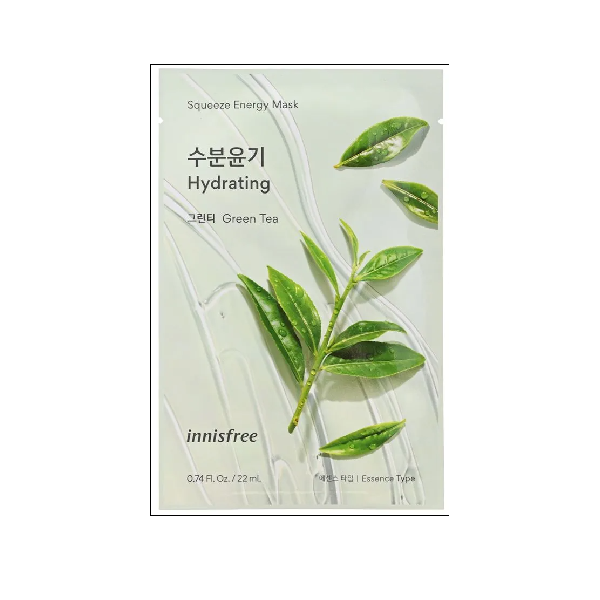 Innisfree - Squeeze Energy Sheet Masks (10 types) Hydrating Korean Sheet Mask AIGOO