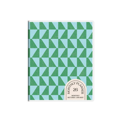 Hightide 2026 Sail Square Monthly Diary - Pink , Green & Lavender