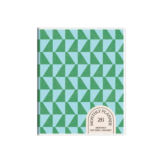 Hightide 2026 Sail Square Monthly Diary - Pink , Green & Lavender