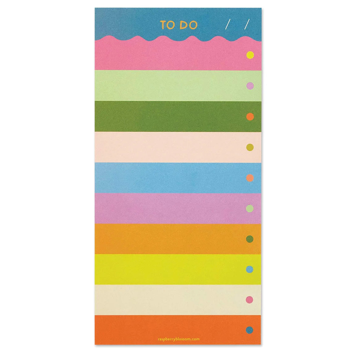 RB - Rainbow Wave 'To Do' List Pad