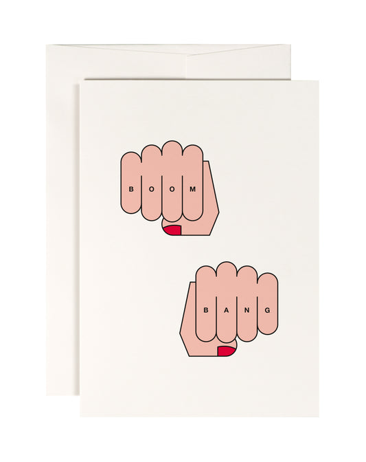 Redfries - Boom Bang Greeting Card