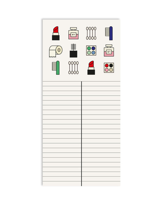 Redfries - Makeup Artist List Notepad