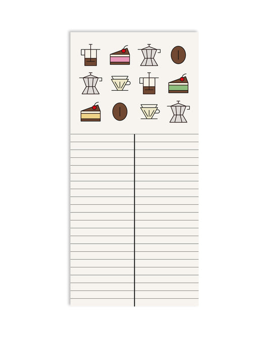 Redfries - Barista List Notepad