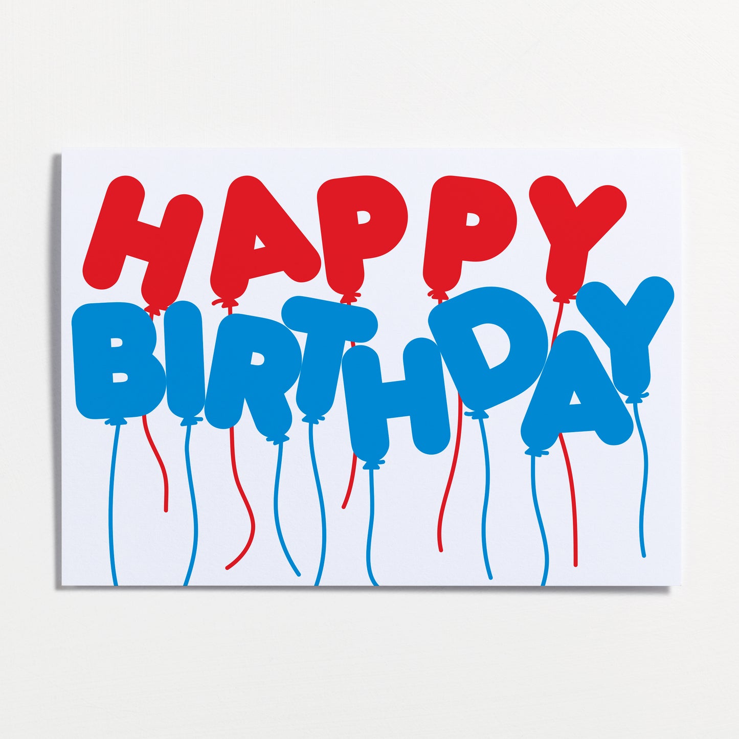 Crispin Finn - Happy Birthday Balloons Greeting Card