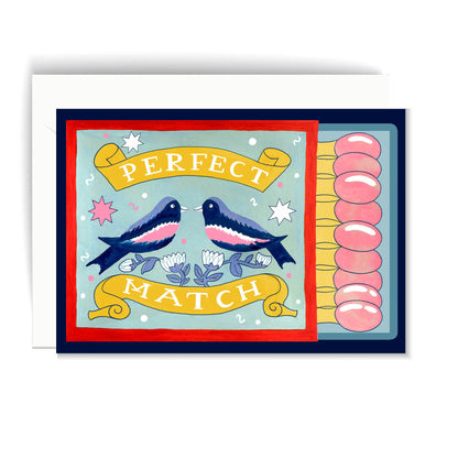 Icka - Perfect Match Greeting Card