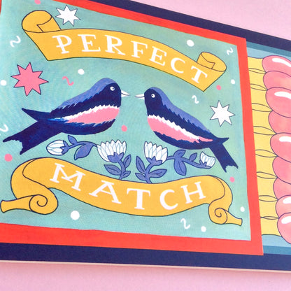 Icka - Perfect Match Greeting Card