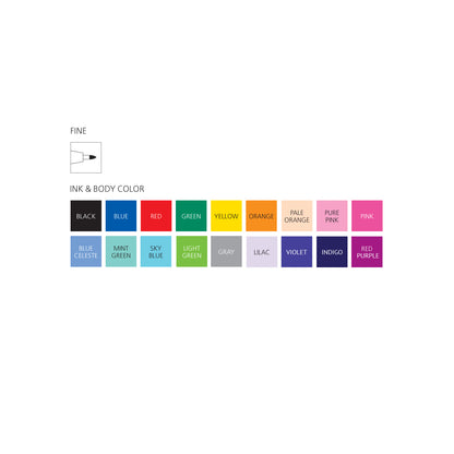 Monami - Plus Pen 3000 Water Based Fine Liner