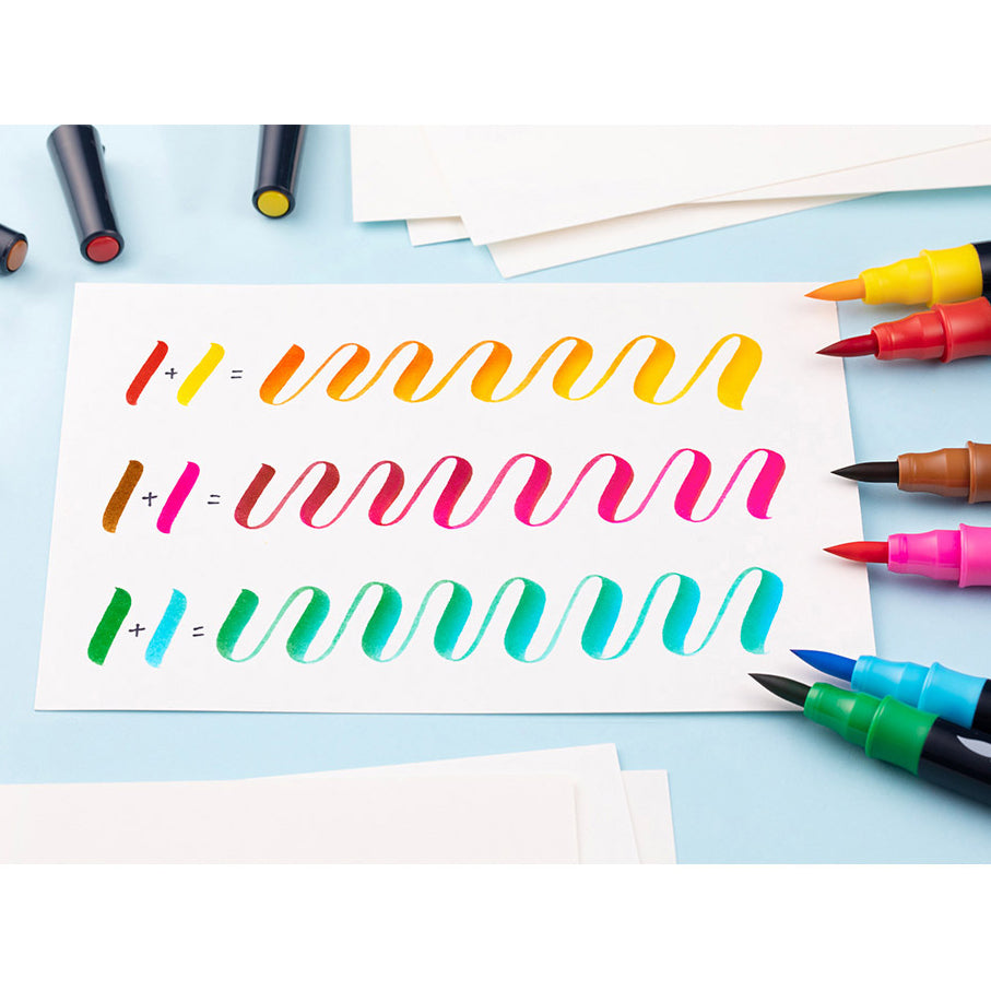 Monami - Twin Brush Pen (Various Colours)