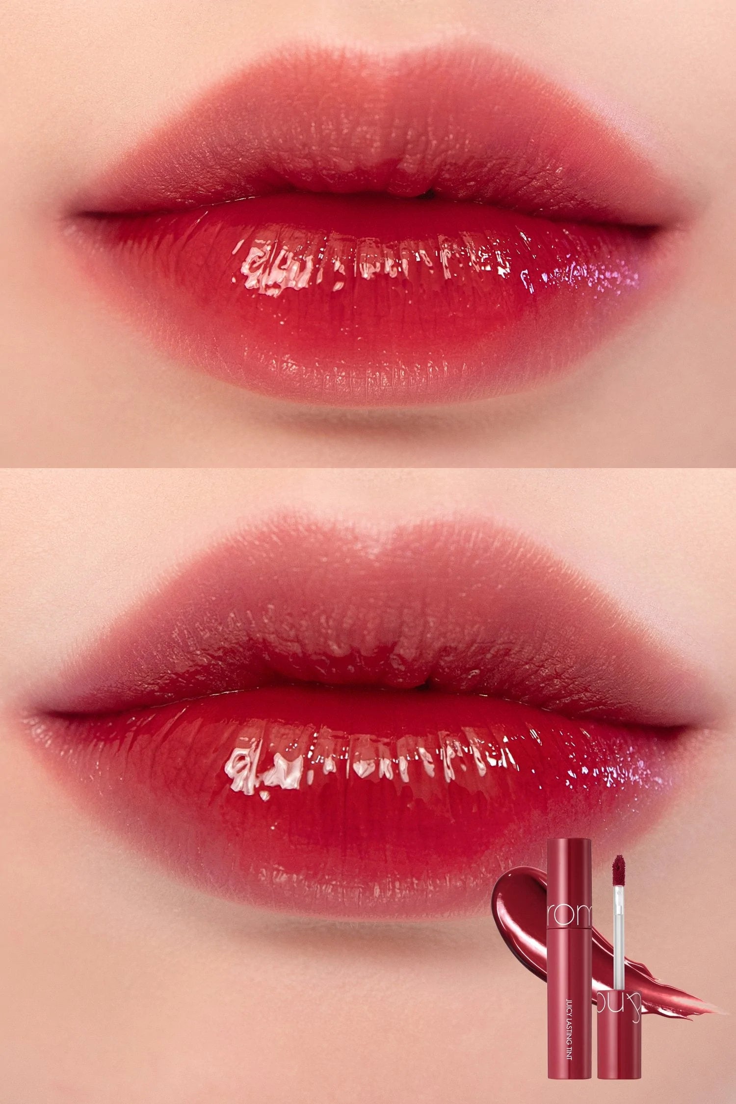 Rom&nd - Juicy Lasting Lip Tint Cherry Bomb Korean Makeup UK AIGOO