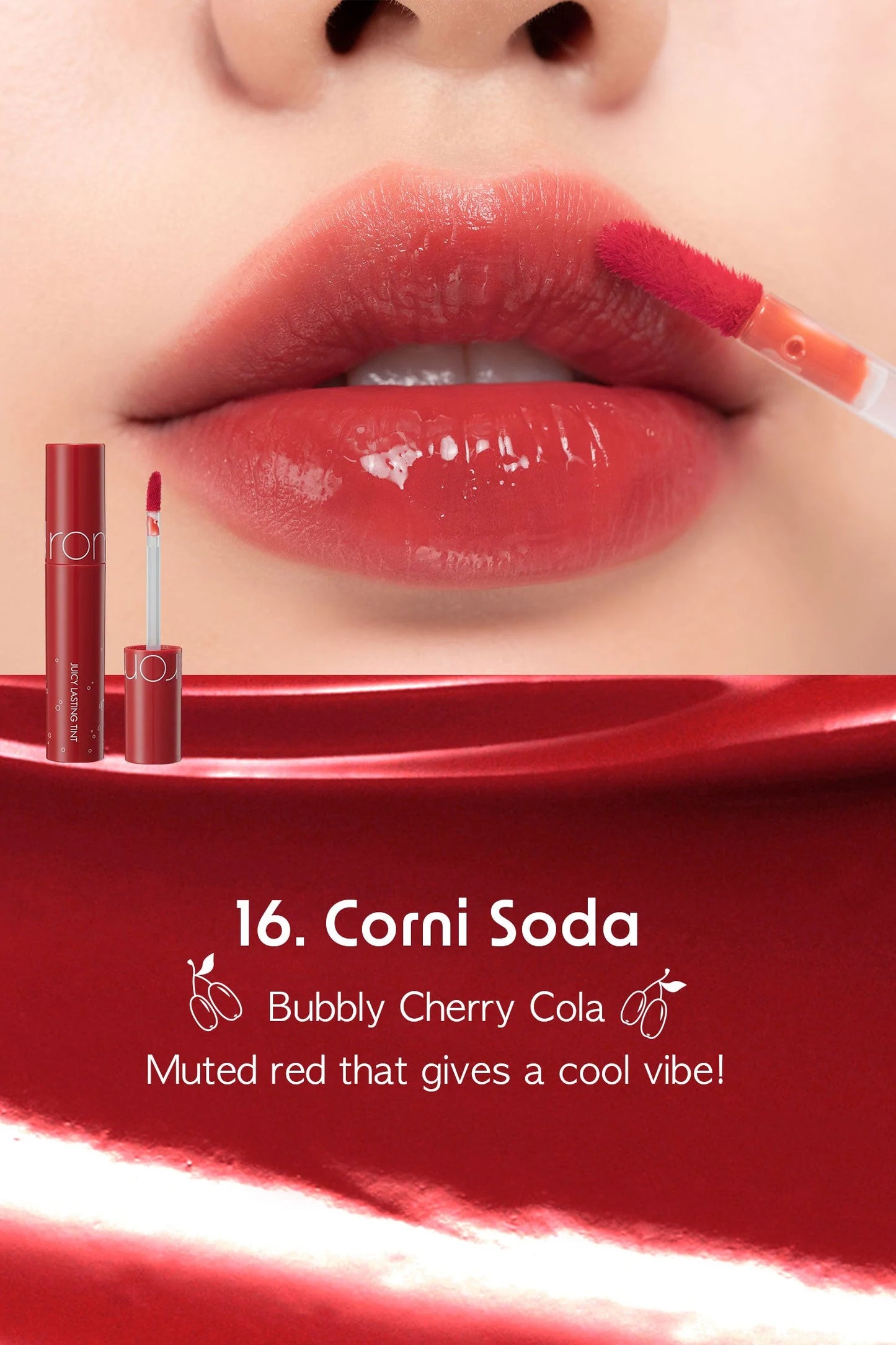 Rom&nd - Juicy Lasting Lip Tint Corni Soda Korean Makeup UK AIGOO