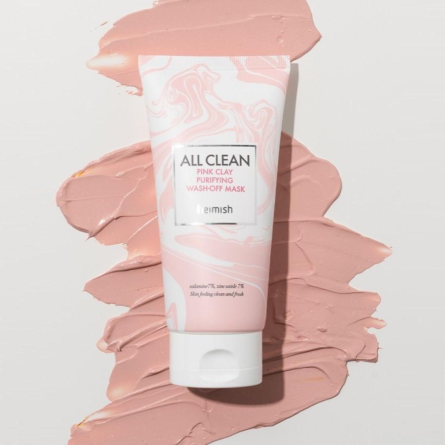 Heimish - All Clean Pink Clay Purifying Wash Off Mask (150g) K Beauty UK AIGOO