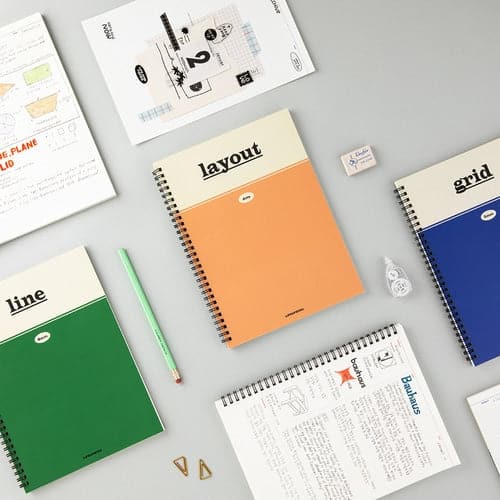 Livework - Life & Pieces Spring Note (Large Spiral Bound Notebook)