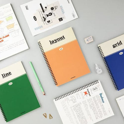 Livework - Life & Pieces Spring Note (Large Spiral Bound Notebook)