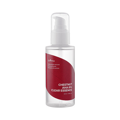 Isntree - Chestnut AHA 8% Clear Essence (100ml) K Beauty UK AIGOO