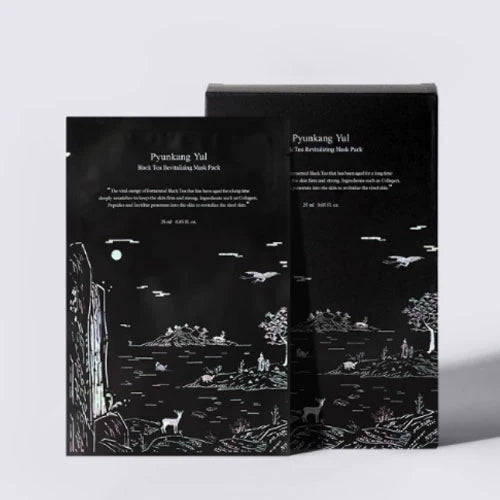 Pyunkang Yul - Black Tea Revitalising Sheet Mask Korean Sheet Mask AIGOO